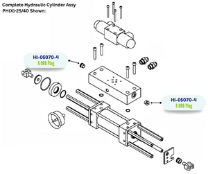 PMC STL 06 ORB PLUG (HI050704) (HI-05070-4)