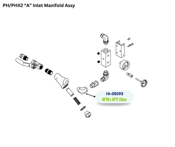 NPTM X NPTF ELBOW (HI05093) (HI-05093)