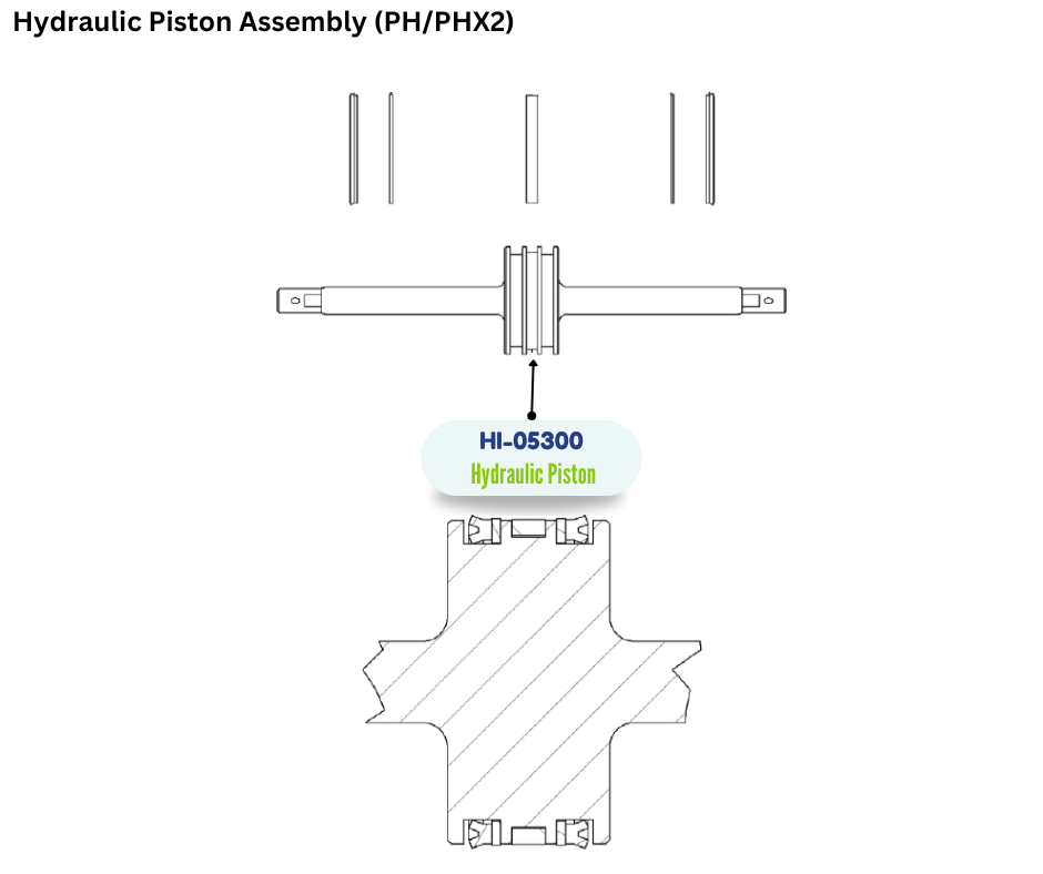 HYDRAULIC PISTON (HI05300) (HI-05300)