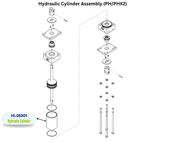 HYDRAULIC CYLINDER (HI05301) (HI-05301)
