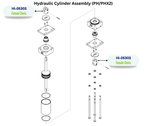 FEMALE CLEVIS (HI05302) (HI-05302)