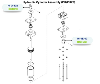 FEMALE CLEVIS (HI05302) (HI-05302)