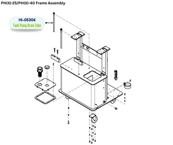 PMC TANK PUMP DRAIN TUBE (HI05306) (HI-05306)