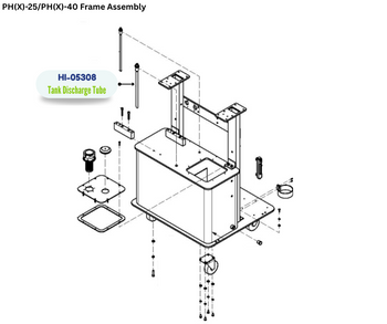 PMC TANK DISCHARGE TUBE (HI05308) (HI-05308)