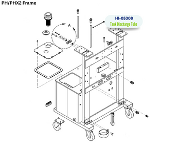 PMC TANK DISCHARGE TUBE (HI05308) (HI-05308)