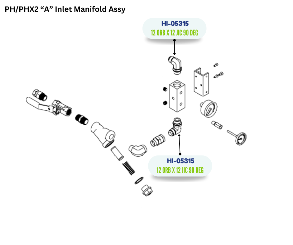 #12 ORB X #12 JIC 90 DEGREE FI (HI05315) (HI-05315)