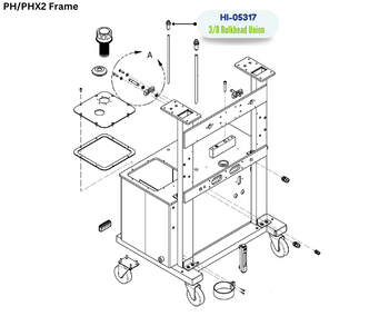 PMC BULKHEAD UNION, STRT, 06 JIC (HI05317) (HI-05317)