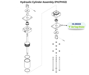 RSIDE FLANGE RETAINER (HI05333) (HI-05333)