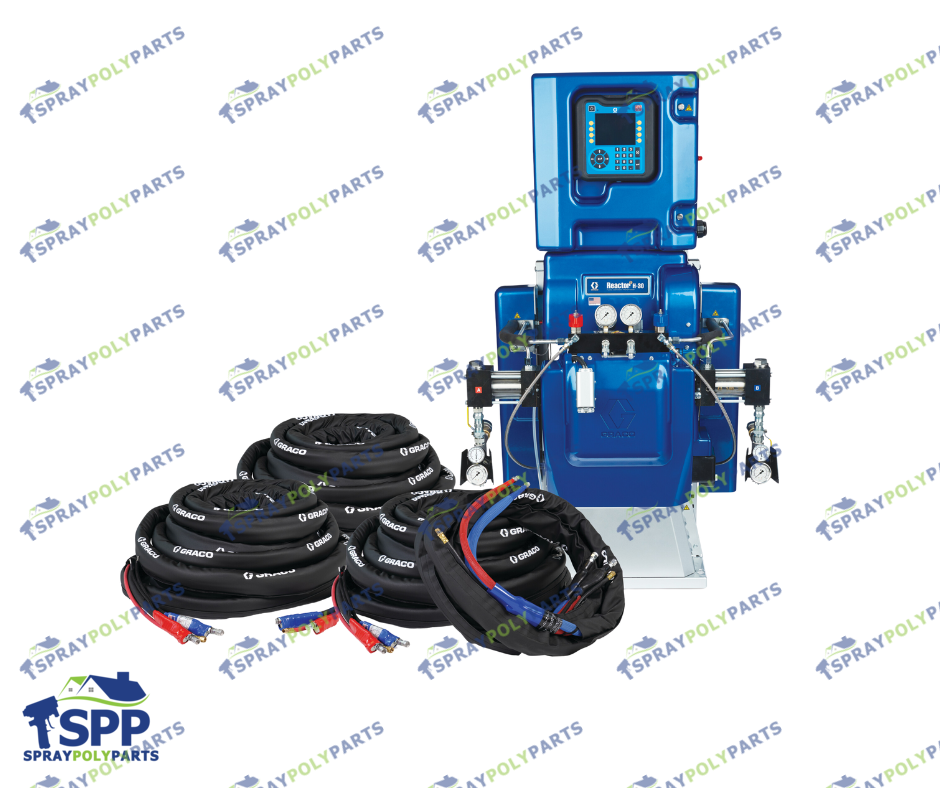 GRACO REACTOR 2 H 30  ELITE SPRAY FOAM PROPORTIONER PACKAGE  200FT INTERNAL HOSE 10KW(IHH131)