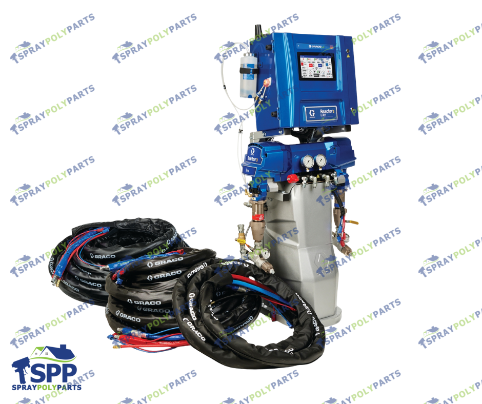 GRACO REACTOR 3 EXP1 PRO TIER POLYUREA PROPORTIONER PACKAGE 200 FT INTERNAL HOSE 10KW (IHR321)