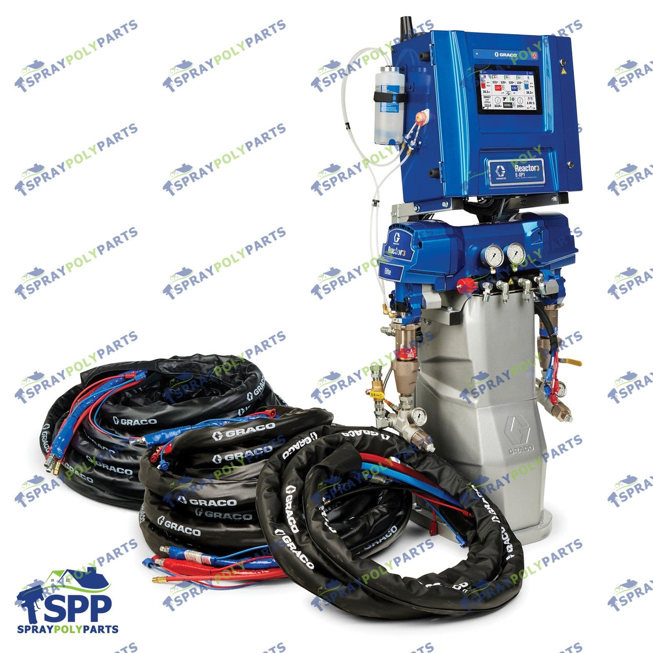 GRACO R3 E20 ELITE PROPORTIONER PACKAGE, 200 FT INTERNAL HEATED HOSE, 10 KW (IHR312)