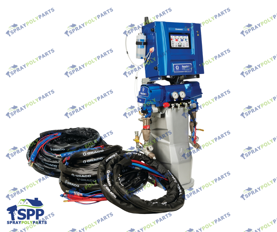 GRACO REACTOR 3 E-30 PRO TIER SPRAY FOAM PROPORTIONER PACKAGE 200FT  INTERNAL  HOSE  10KW (IHR331)