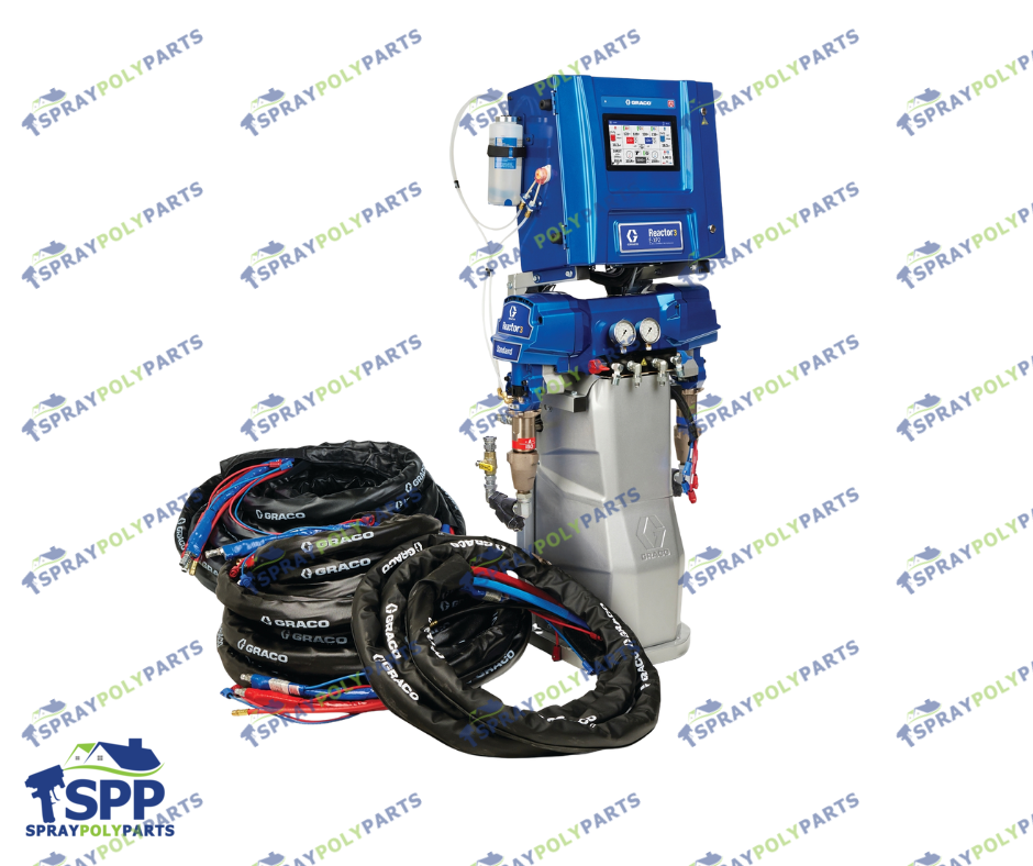 GRACO REACTOR 3 EXP2 STANDARD TIER POLYUREA PROPORTIONER PACKAGE 200 FT INTERNAL HOSE 15KW (IHR340)