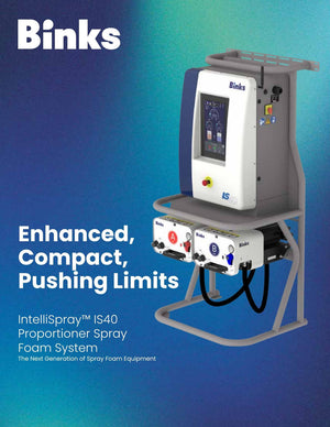 BINKS IS40 INTELLISPRAY PROPORTIONER SPRAY FOAM SYSTEM (341153)