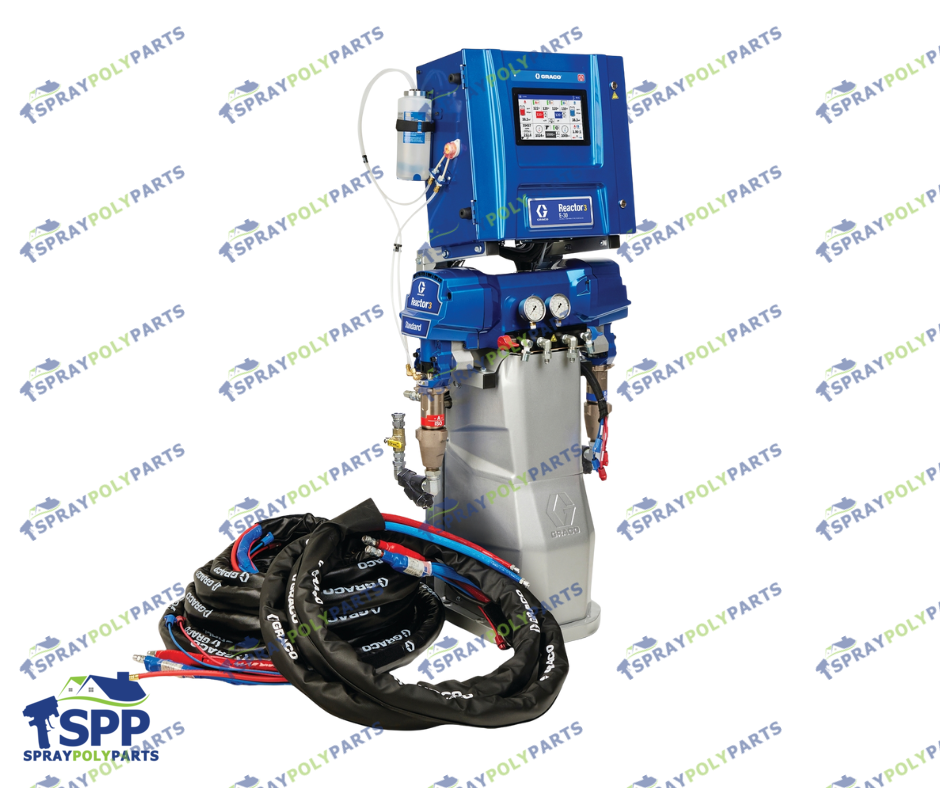 GRACO REACTOR 3 E-30 STANDARD TIER SPRAY FOAM PROPORTIONER PACKAGE 50FT  INTERNAL HOSE 10KW  (ISR330)