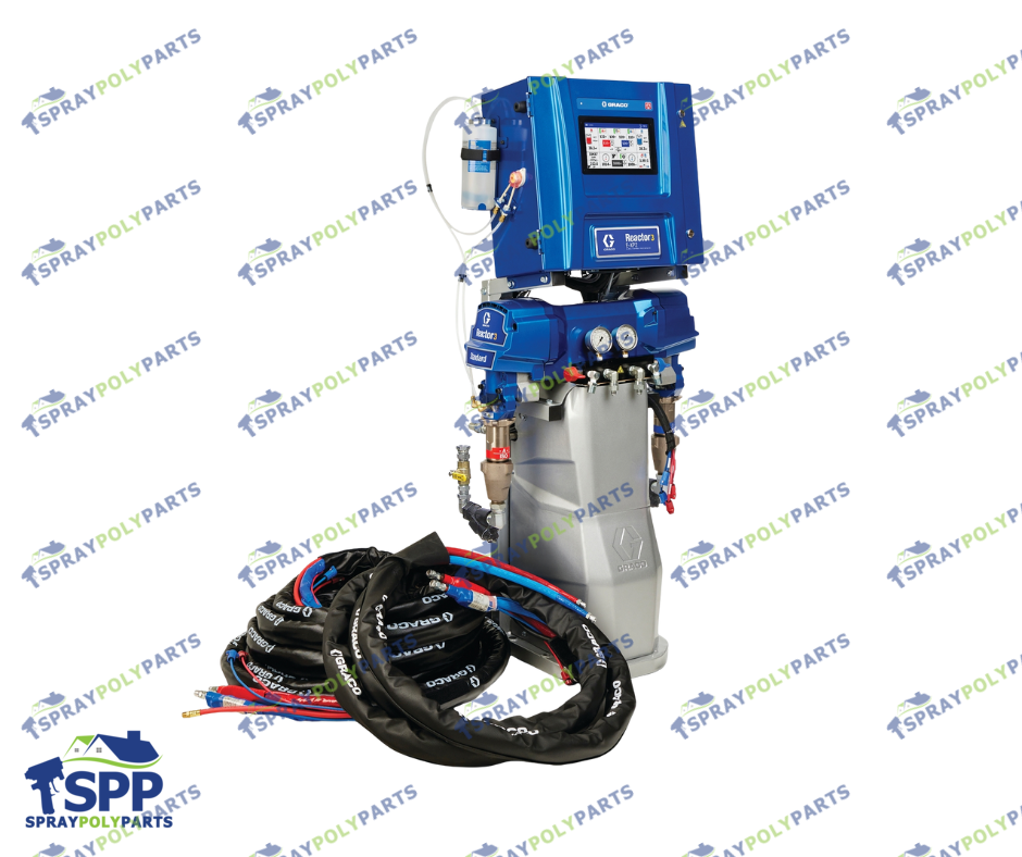 GRACO REACTOR 3 EXP2 STANDARD TIER POLYUREA PROPORTIONER PACKAGE 50 FT INTERNAL HOSE 15KW (ISR340)