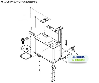 PMC LUBE BOTTLE BRACKET (MQ01008A) (MQ-01008A)