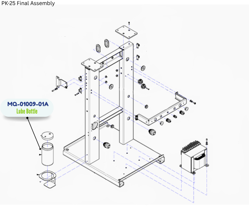 PMC LUBE BOTTLE (MQ0100901A) (MQ-01009-01A)