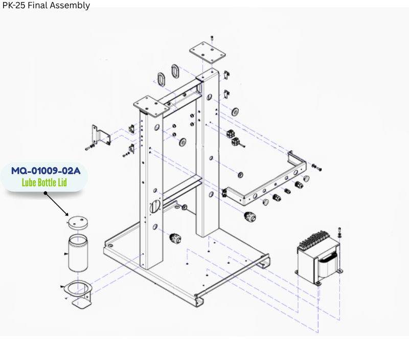 PMC LUBE BOTTLE LID (MQ0100902A) (MQ-01009-02A)