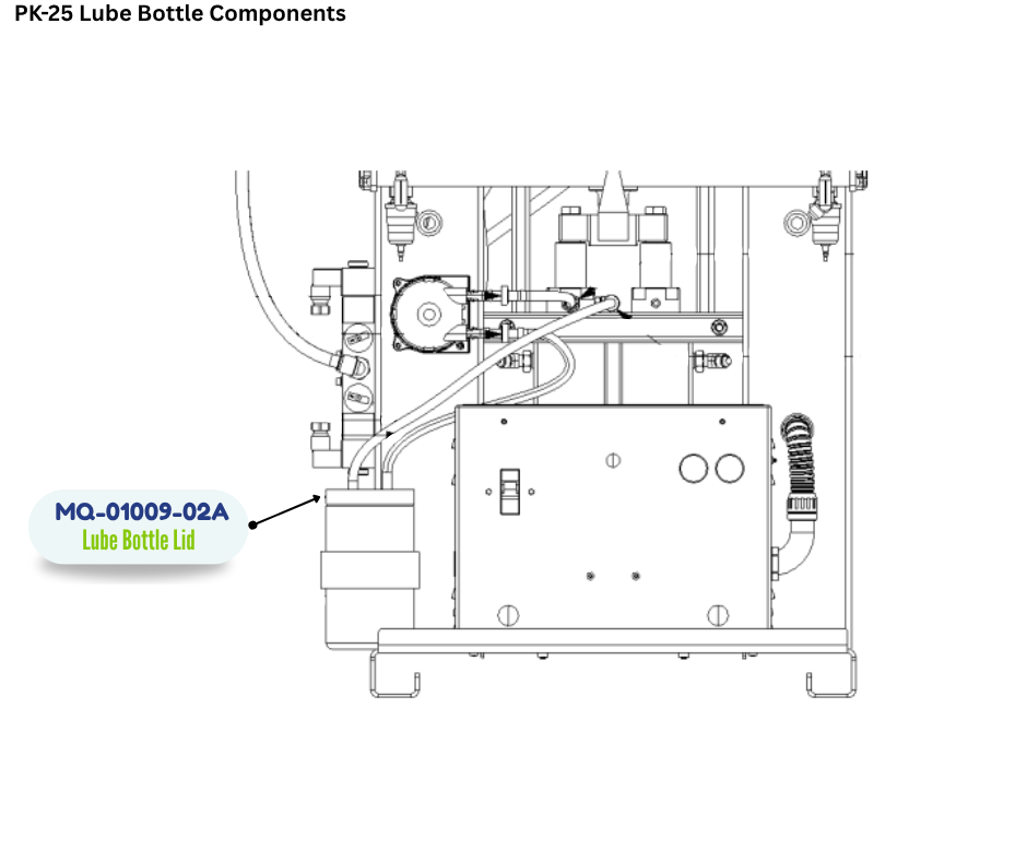 PMC LUBE BOTTLE LID (MQ0100902A) (MQ-01009-02A)