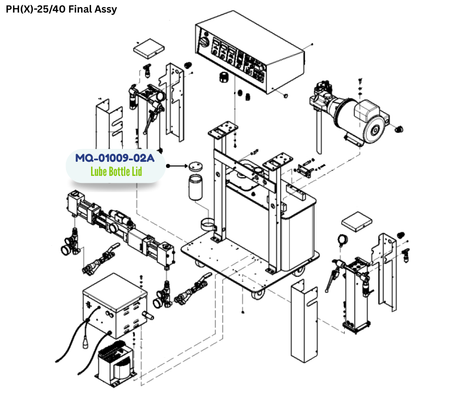 PMC LUBE BOTTLE LID (MQ0100902A) (MQ-01009-02A)