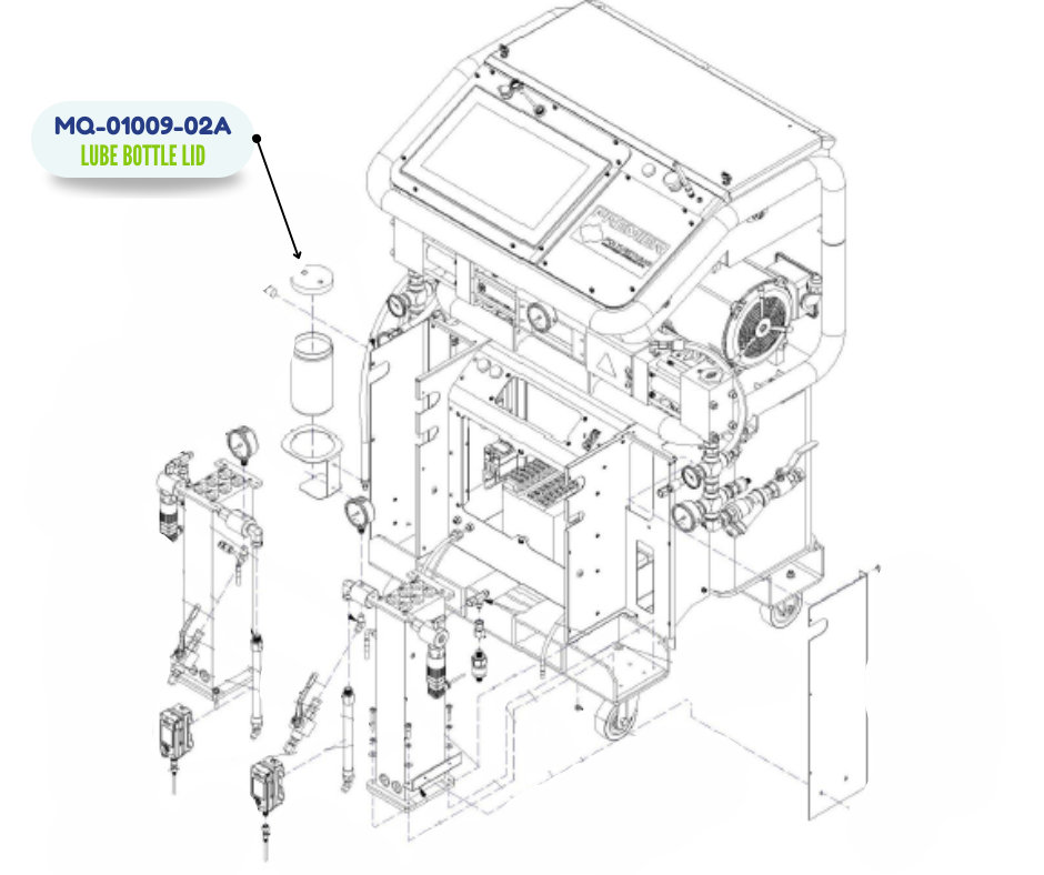 PMC LUBE BOTTLE LID (MQ0100902A) (MQ-01009-02A)