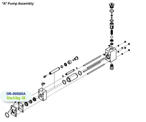 PMC #136 VITON LUBE CYLINDER ORING (OR00020A) (OR-00020A)