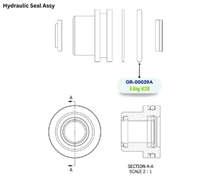 PMC HYD CYL ROD ORING #218 (OR00039A) (OR-00039A)