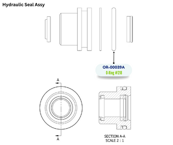 PMC HYD CYL ROD ORING #218 (OR00039A) (OR-00039A)