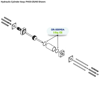 PMC HYD CYL ORING #036 (OR00040A) (OR-00040A)
