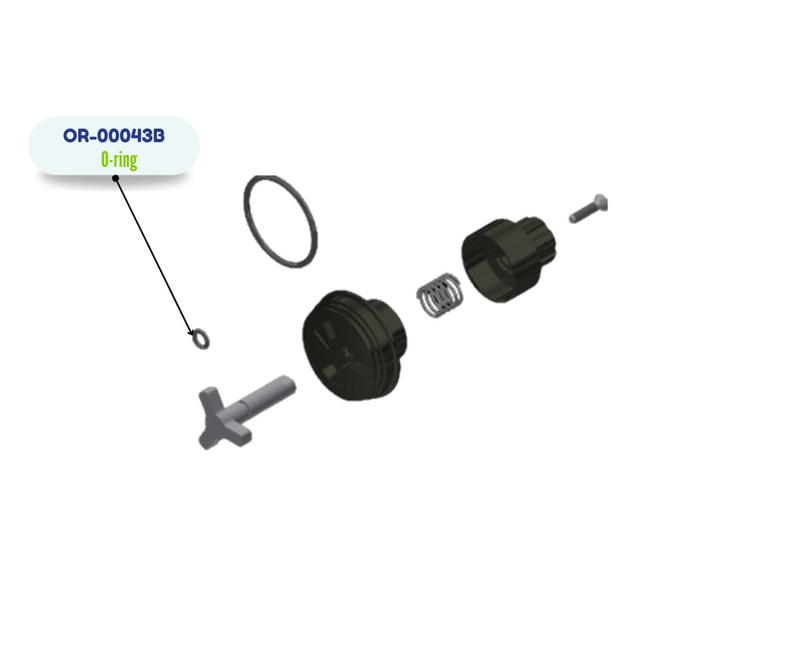 O-Ring, -010, Aflas, 80D (OR-00043B)