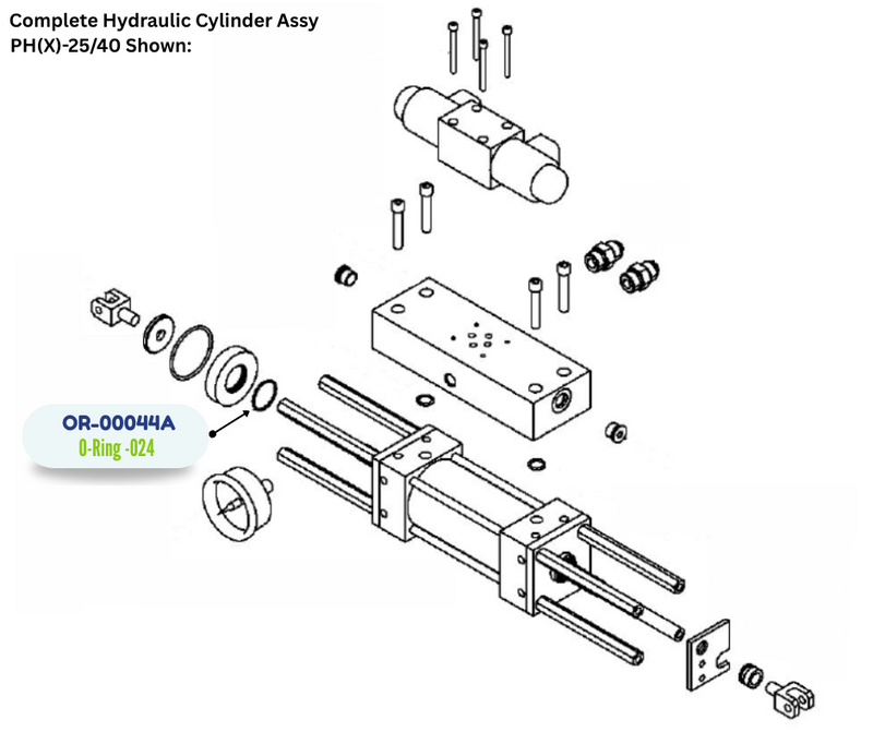 PMC LUBE CYLINDER ORING #024 (OR00044A) (OR-00044A)