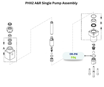 PMC BRN VITON 916 ORING (OR916) (OR-916)