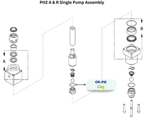 PMC BRN VITON 916 ORING (OR916) (OR-916)