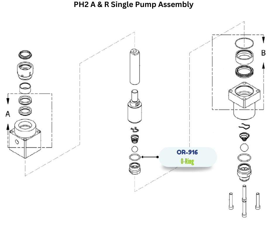 PMC BRN VITON 916 ORING (OR916) (OR-916)