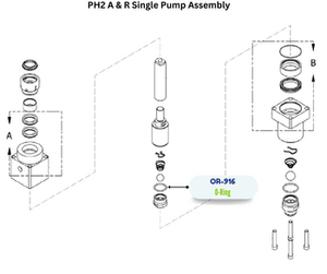 PMC BRN VITON 916 ORING (OR916) (OR-916)