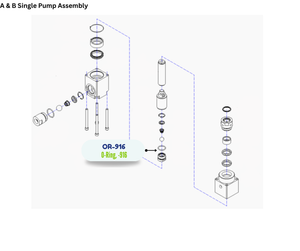 PMC BRN VITON 916 ORING (OR916) (OR-916)