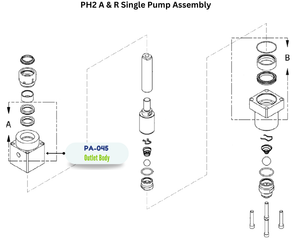 PMC OUTLET BODY (PA045) (PA-045)