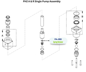 SPRING RETAINER (PA050) (PA-050)