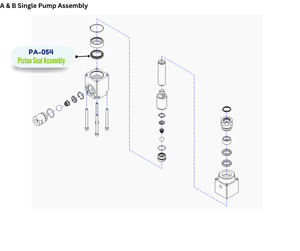 PMC PISTON SEAL ASSY (PA054) (PA-054)