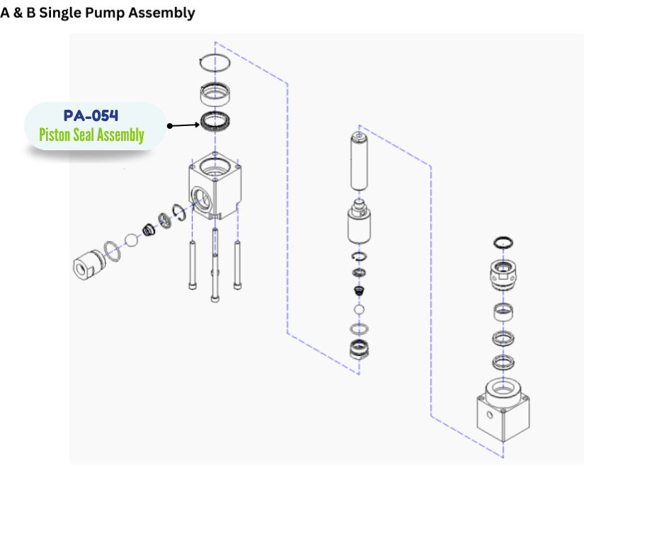 PMC PISTON SEAL ASSY (PA054) (PA-054)
