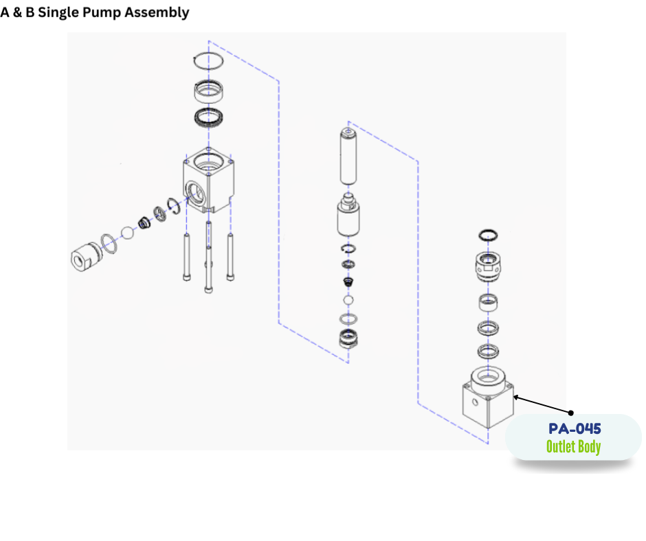 PMC OUTLET BODY (PA045) (PA-045)