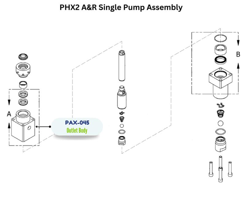 OUTLET BODY (PAX045) (PAX-045)