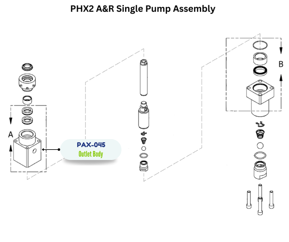 OUTLET BODY (PAX045) (PAX-045)