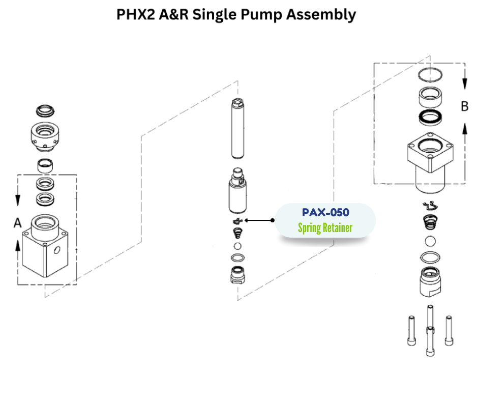 PISTON VALVE SPRING RETAINER (PAX050) (PAX-050)