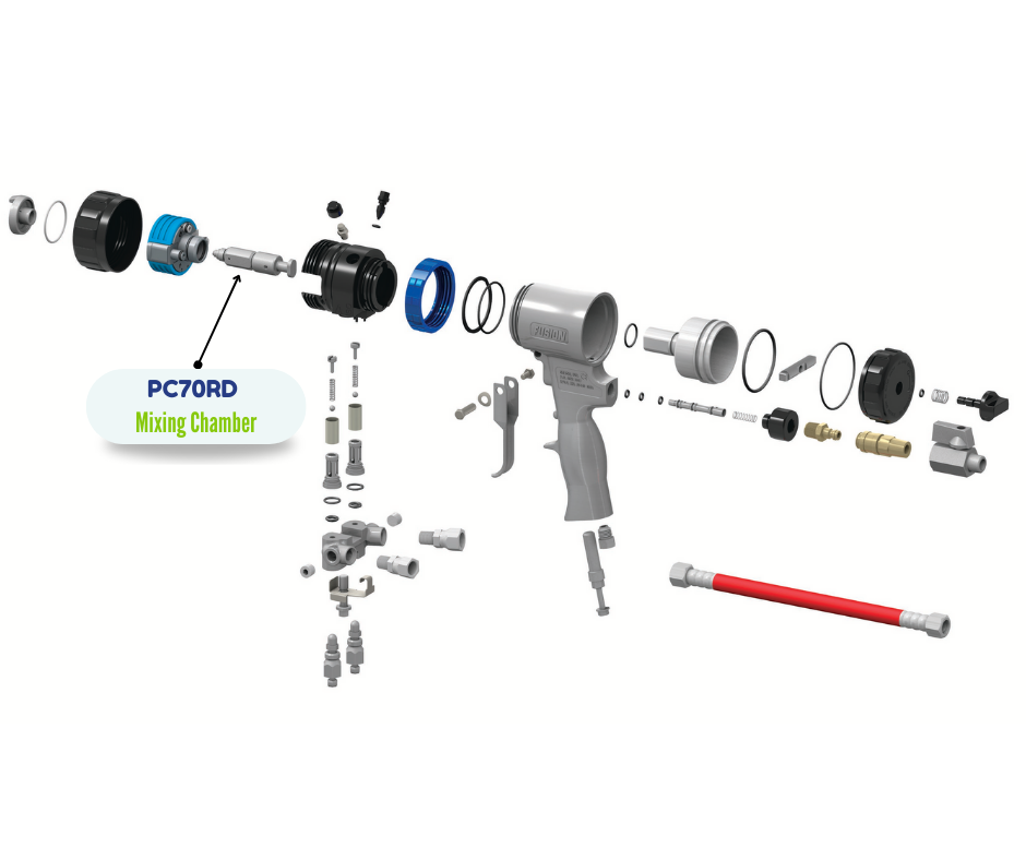Fusion ProConnect Round 04 Mix Chamber with 0.070 in (1.8 mm) Orifice Size (PC70RD)