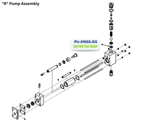 PMC INLET BALL SEAT GASKET (PU01003DG) (PU-01003-DG)