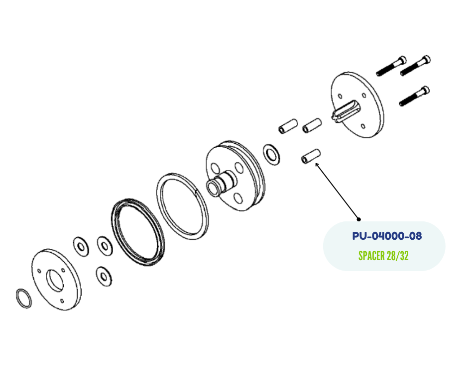 PMC SPACER 28/32 (PU-04000-08)