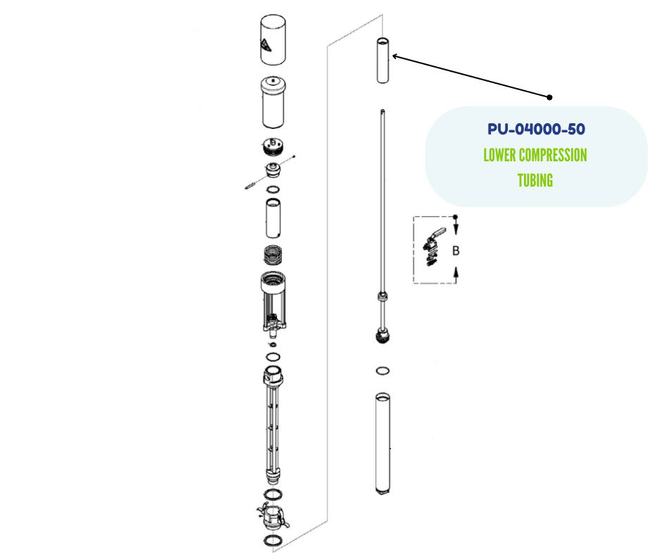 PMC Lower Compression Tube (PU-04000-50)
