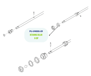 PMC RETAINING COLLAR U-CUP (PU-04000-59)